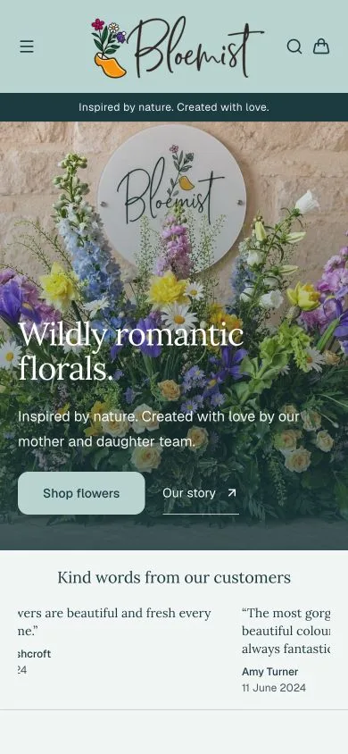 Bloemist’s mobile flower shop